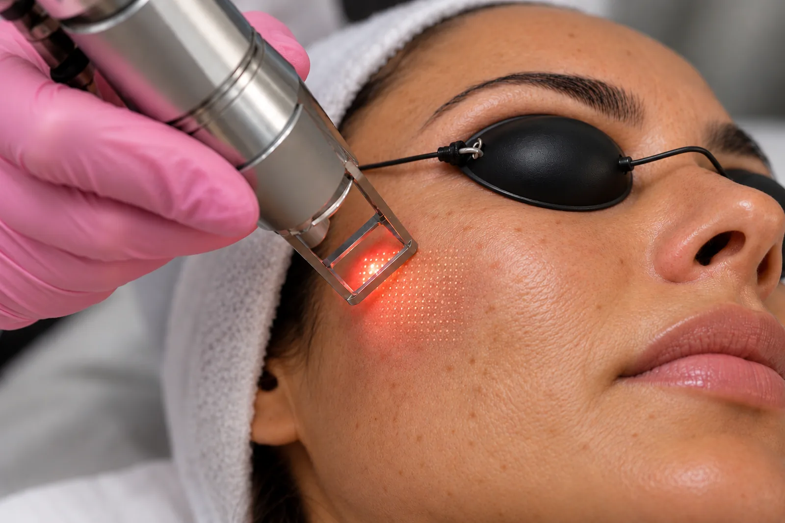 CO2 fractional laser skin resurfacing treatment at Englewood Cosmetic Medical Spa