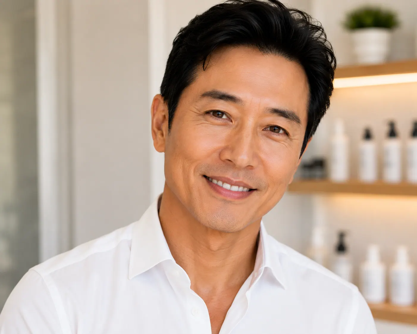 Men's Facial Rejuvenation | Englewood Cosmetic Medical Spa, Bergen County NJ Man with refreshed, healthy skin after facial rejuvenation in Englewood, NJ